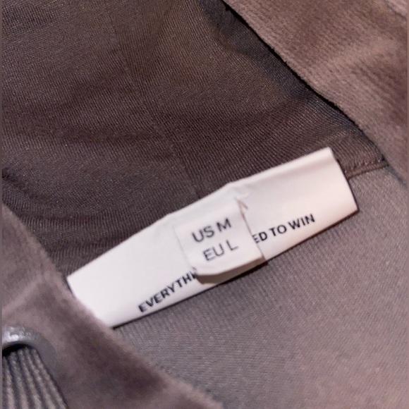 Sergio Tacchini vintage Scopeto Full-Zip Velour Hoodie & pant gray! TOP & BOTTOM - Picture 5 of 5